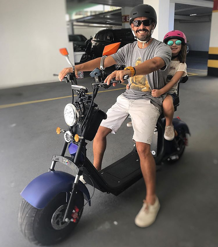 electric citycoco scooter two seat